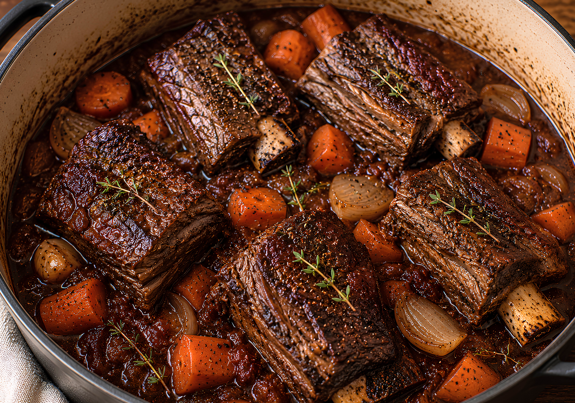 Blackberry Balsamic Braised Short Ribs