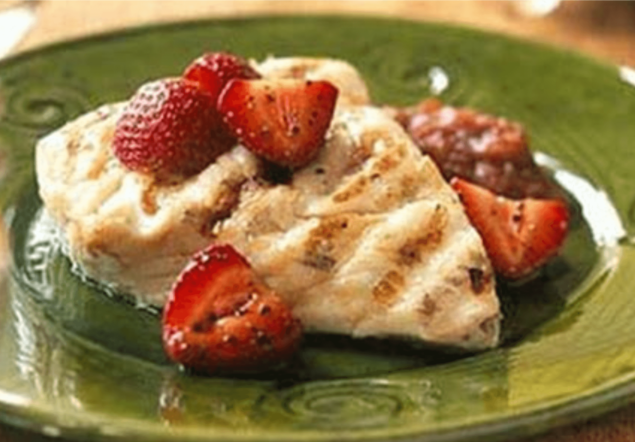 Balsamic Strawberry Halibut