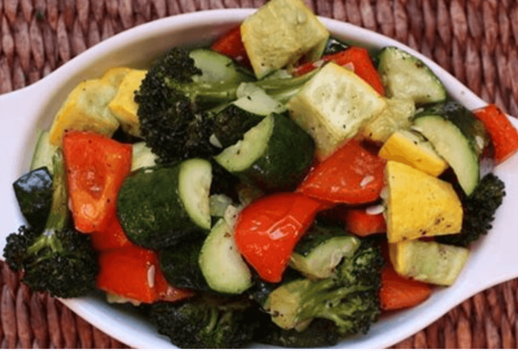 Garlic Olive Oil Roasted Vegetables