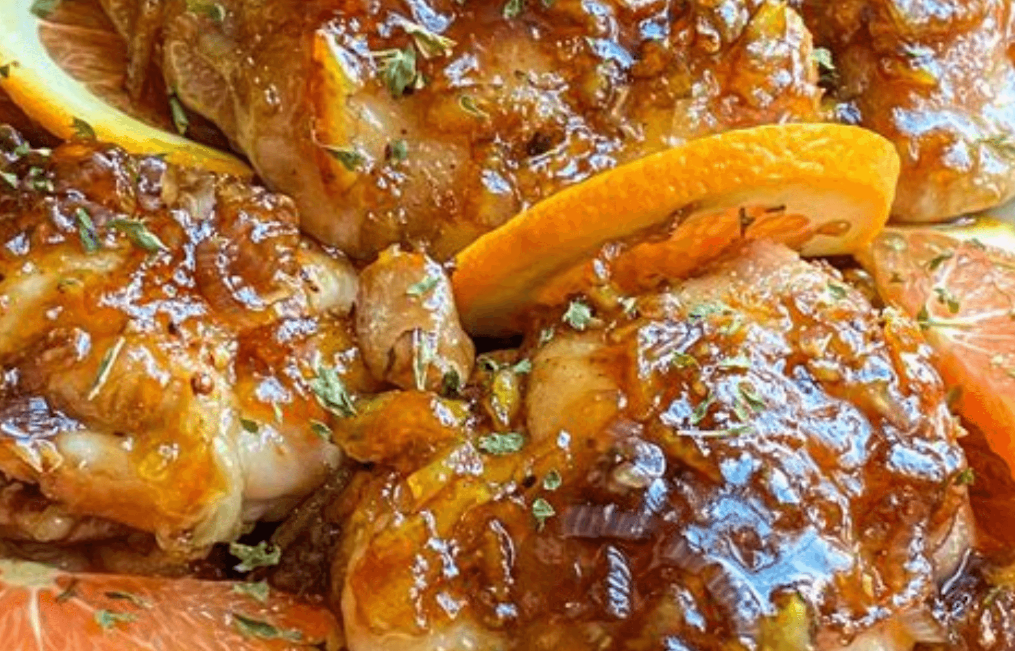 Orange Balsamic Glazed Chicken