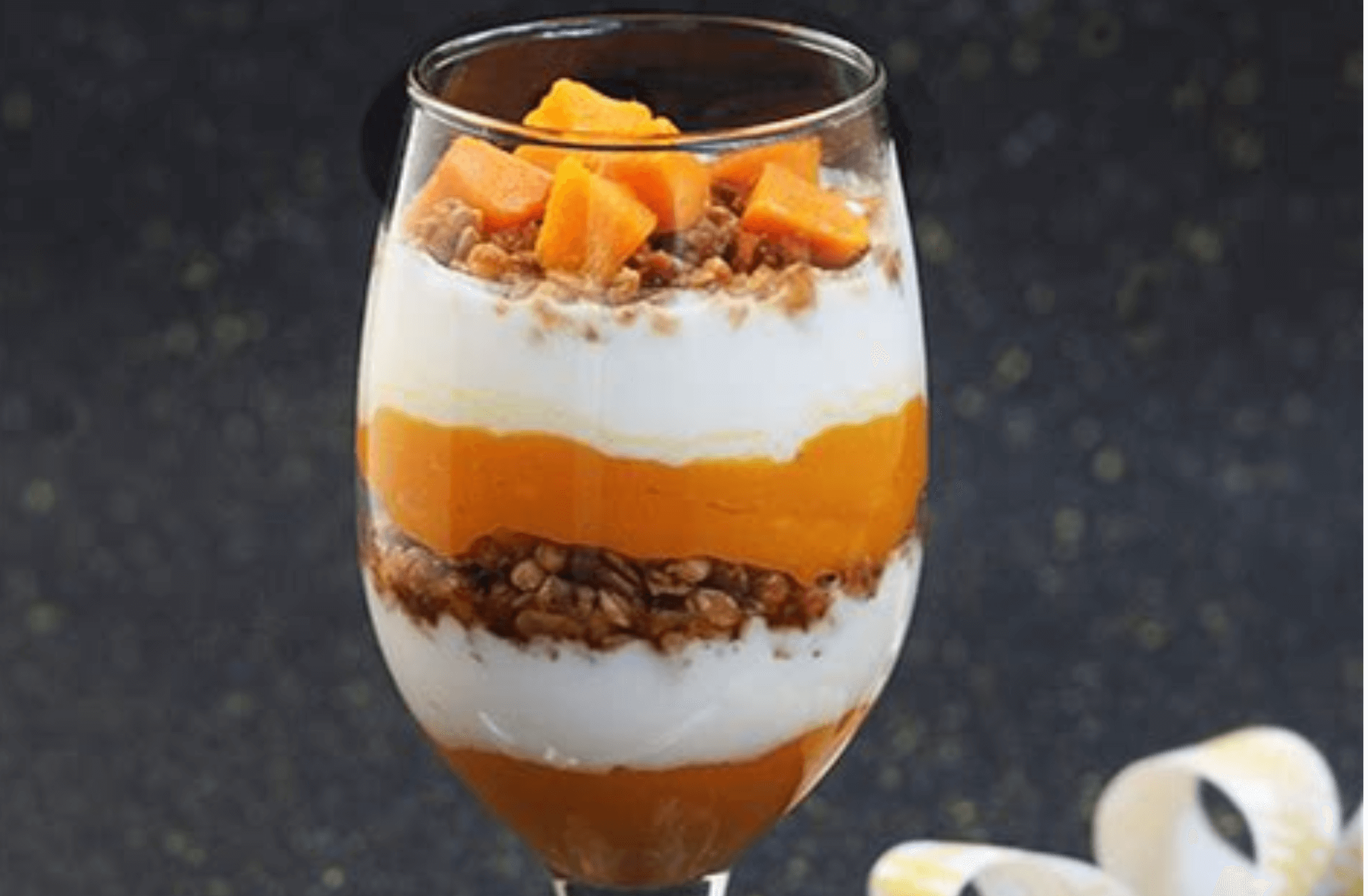 Mango Balsamic Yogurt Parfait
