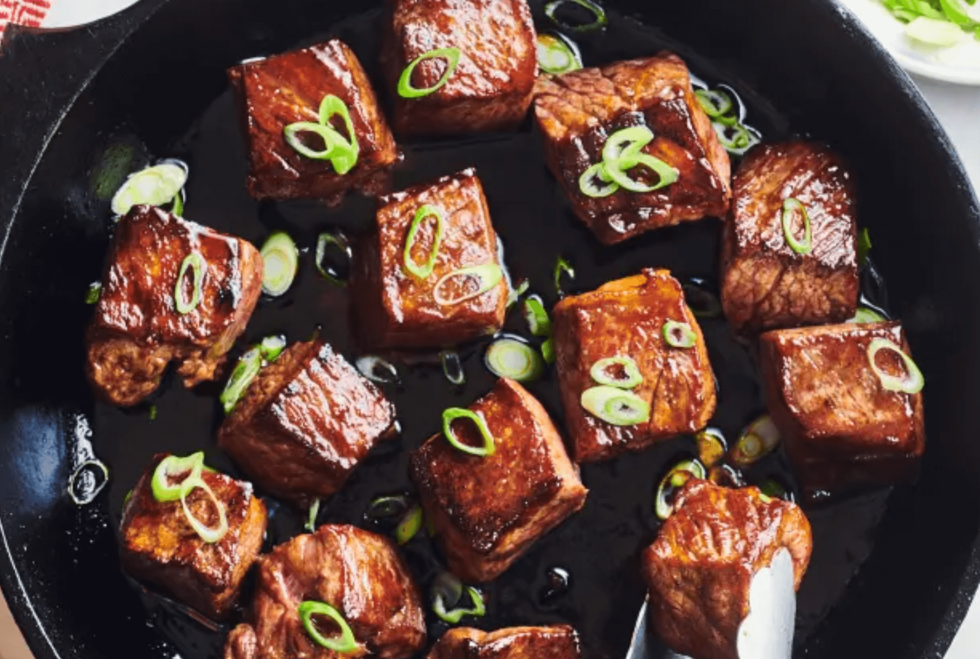 Honey-Balsamic Steak Bites