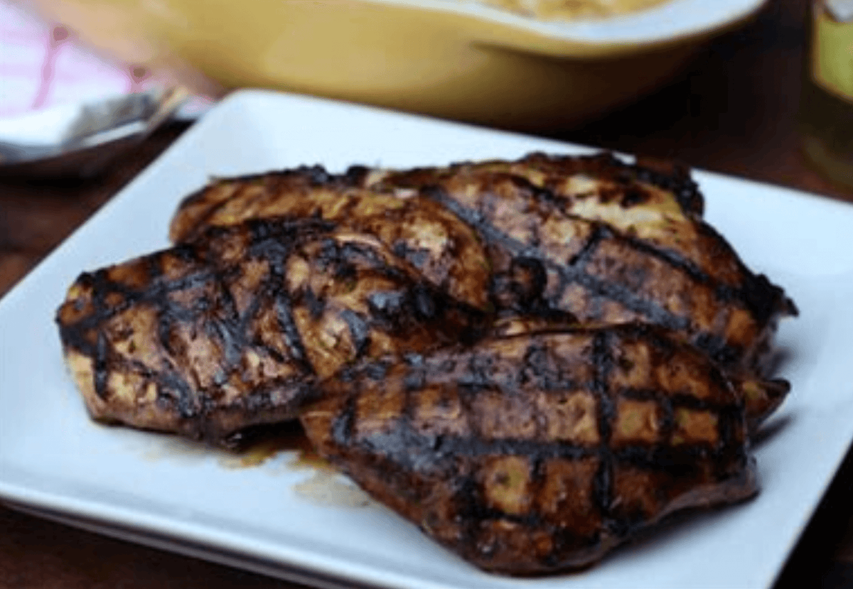 Tropical Coconut Balsamic Grilled Chicken