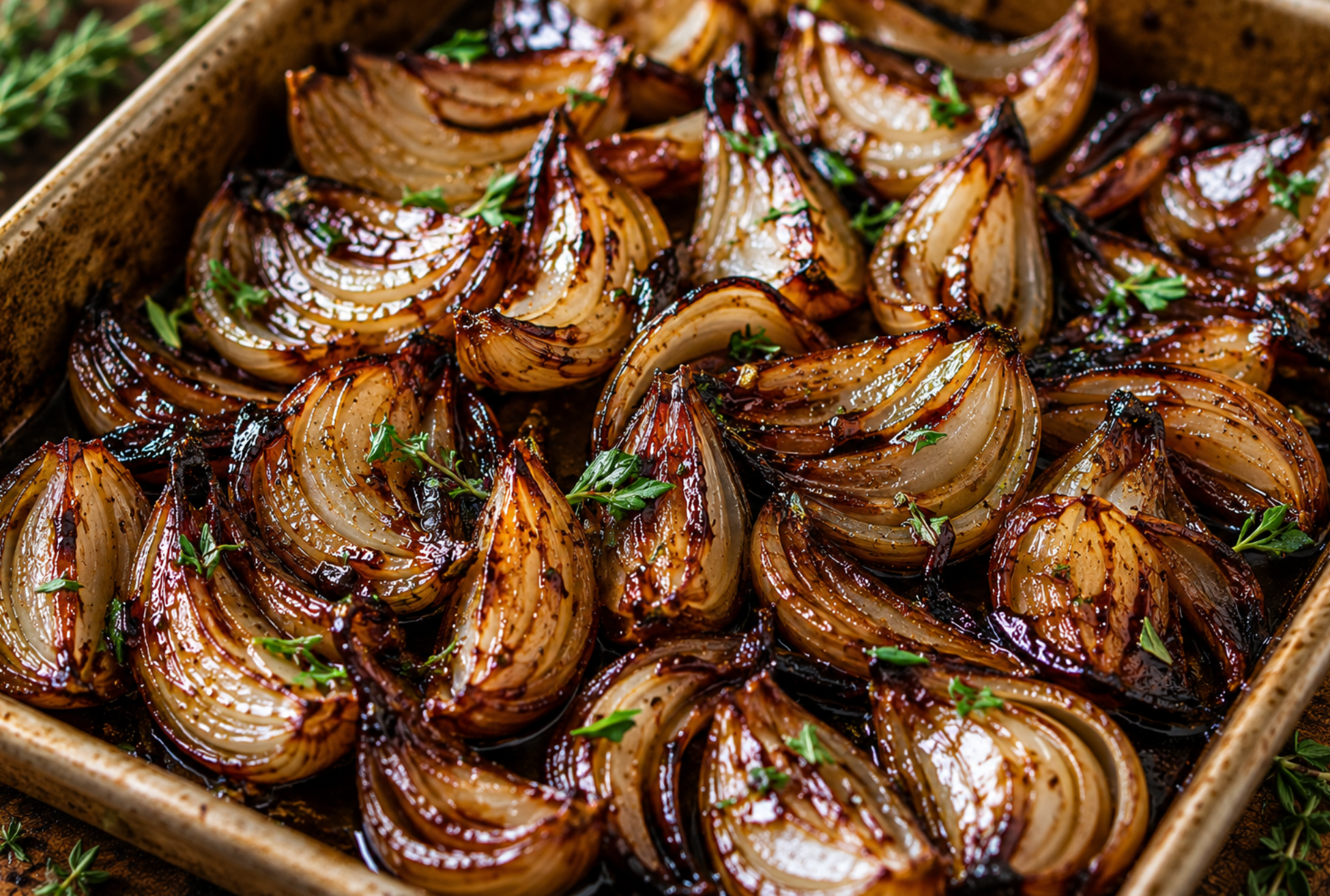 Balsamic Roasted Onions