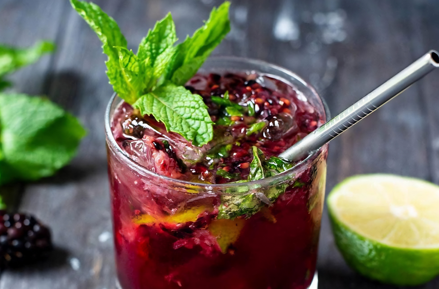 Blackberry Bourbon Smash