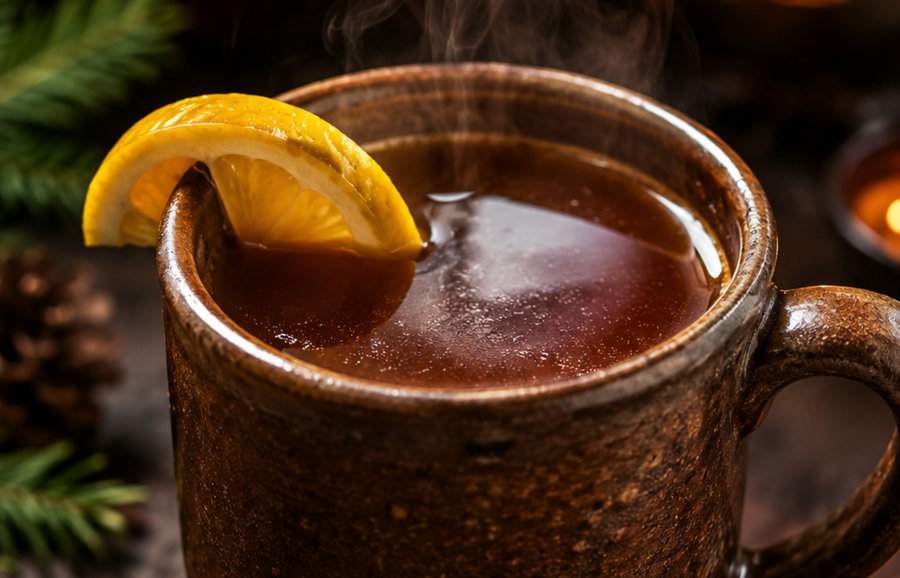 Chocolate Balsamic Vinegar Hot Toddy