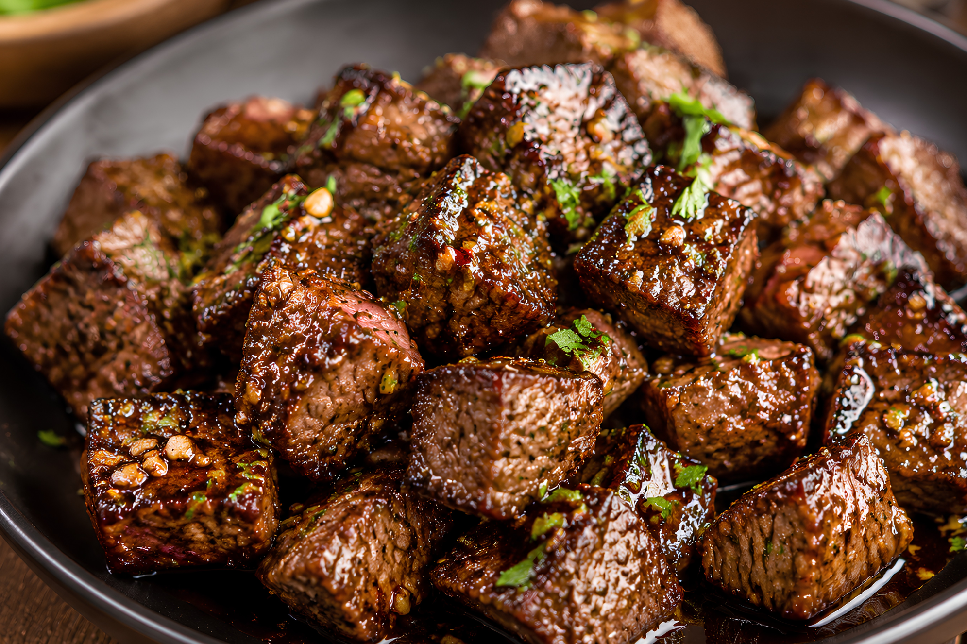 Honey-Balsamic Steak Bites