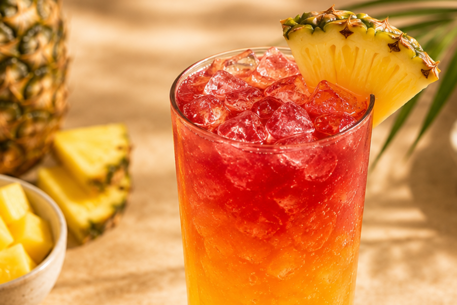 Mango Balsamic Tropical Sunset Cooler