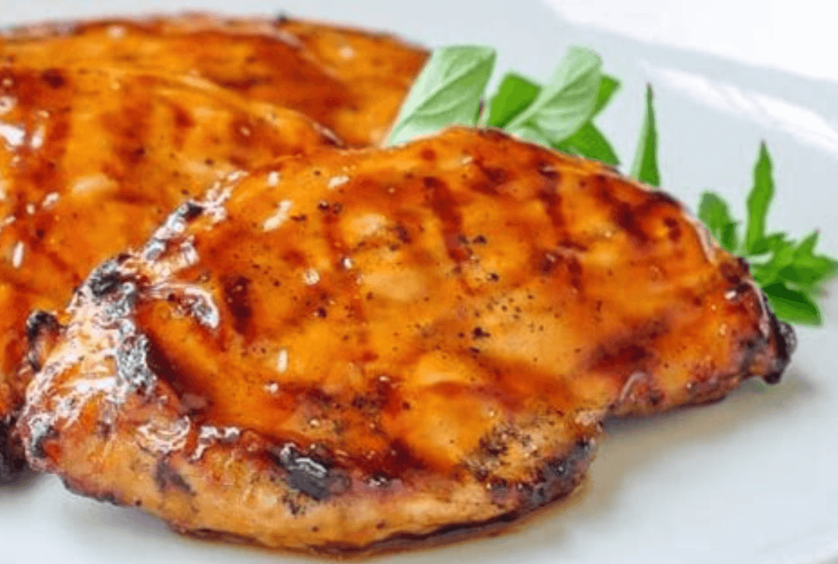 Mango Balsamic Glazed Chicken