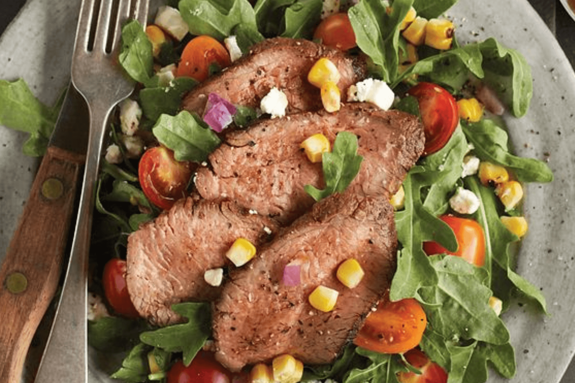 Grilled Beef Tri-Tip Salad with Balsamic Dressing
