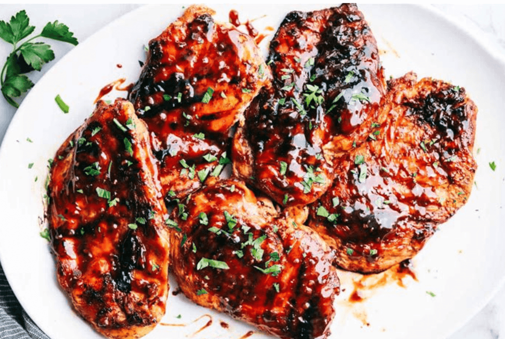 Chocolate Balsamic Glazed Chicken