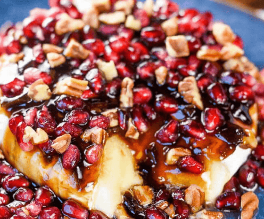 Balsamic Jalapeno Pomegranate Brie Cheese