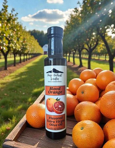 Blood Orange Flavored Extra Virgin Olive Oil