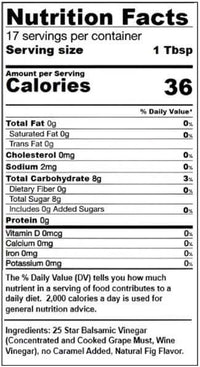 Fig Dark Balsamic Vinegar