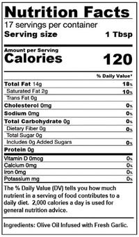 Garlic Infused Olive Oil