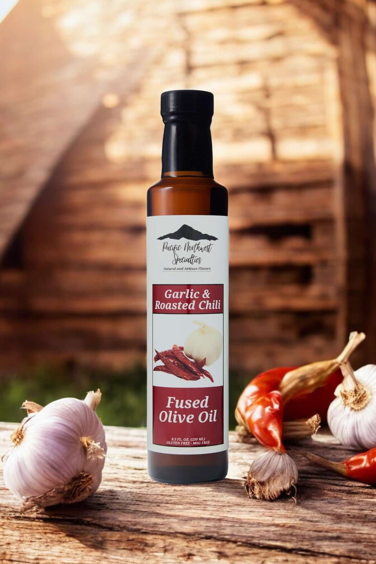 Garlic & Roasted Chili Fused Olive Oil