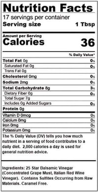 Barrel-Aged Dark Classic Balsamic Vinegar