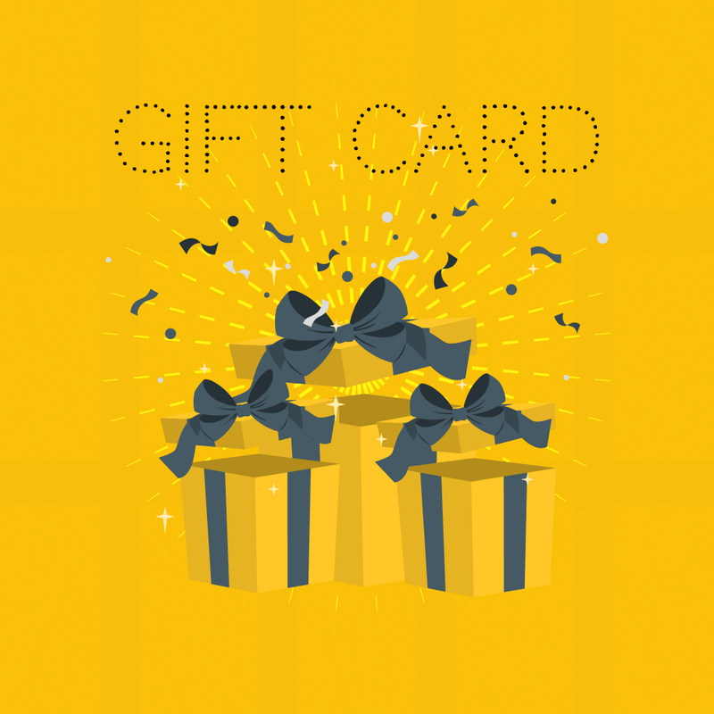 Colorful illustration of gift boxes with bows, highlighting the idea of a versatile gift card. Perfect for any occasion.